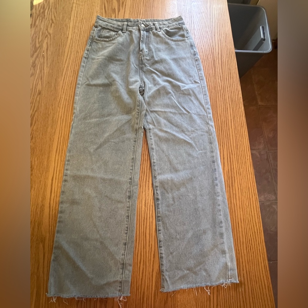 Princess Polly Light Wash Straight-Leg Jeans